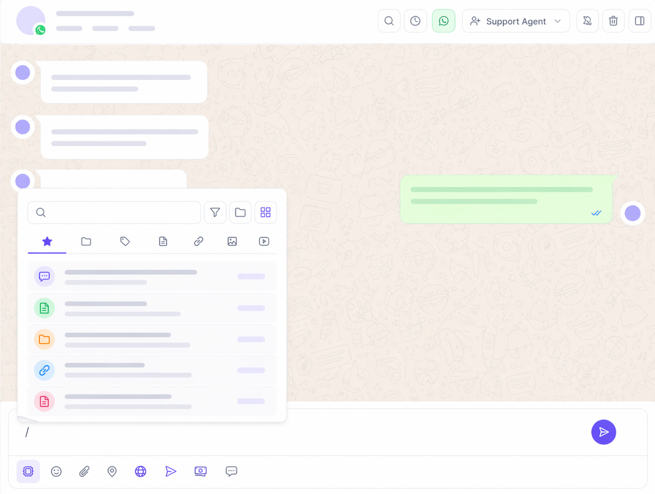 Canned Quick Replies