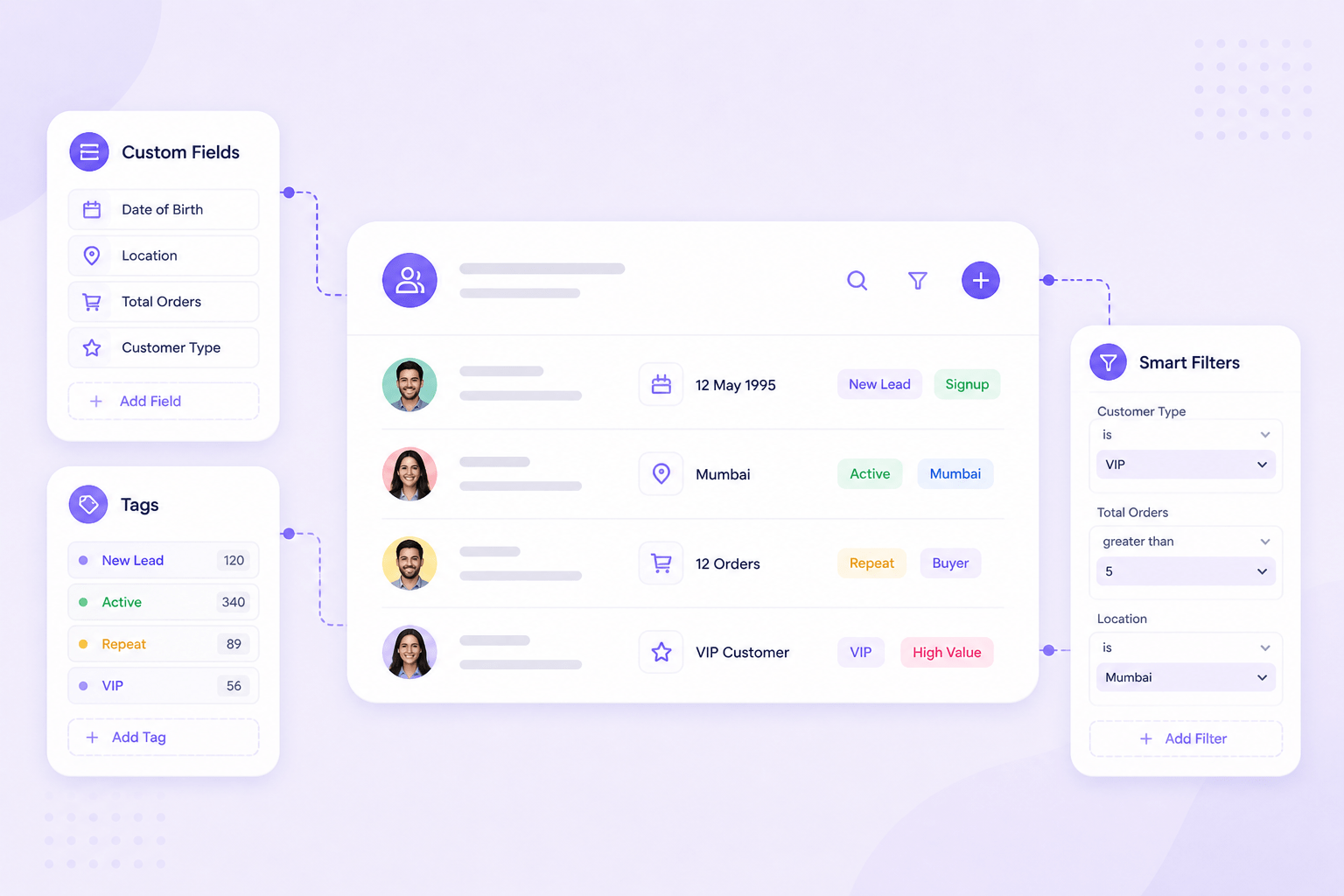 Contact management preview