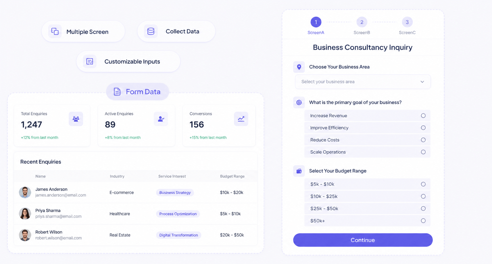 WhatsApp forms preview